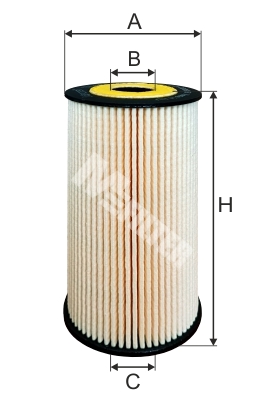 Öljynsuodatin MFILTER TE 605