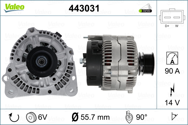 Laturi VALEO 443031