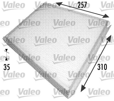Raitisilmasuodatin VALEO 698702