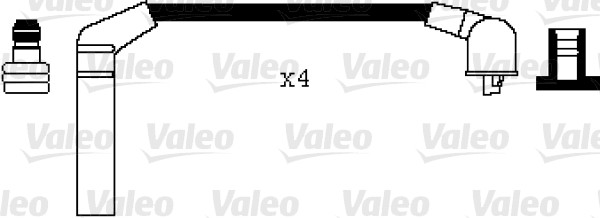 Sytytysjohtosarja VALEO 346062