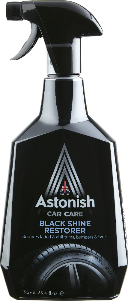 Renkaiden kiillotusaine ASTONISH CAR CARE BLACK SHINE RESTORER