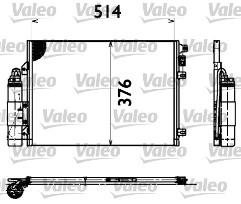 Lauhdutin, ilmastointilaite VALEO 817428