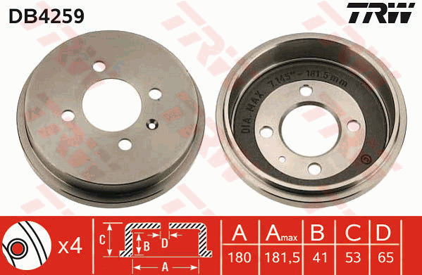 Jarrurumpu TRW DB4259