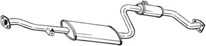 Keskiäänenvaimentaja, MITSUBISHI CARISMA, CARISMA Sedan, MR911233