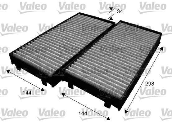 Raitisilmasuodatin VALEO 715584