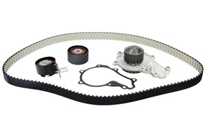 Vesipumppu + jakohihnasarja, CITROËN,FIAT,FORD,MAZDA,MINI,PEUGEOT,SUZUKI,VOLVO, 16095256, 1609525680, 1753585, 1855731, 1855738, 3M5Q-8B