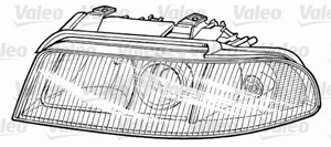 Ajovalo, Vasen, AUDI A4, A4 Avant, 8D0941029AN