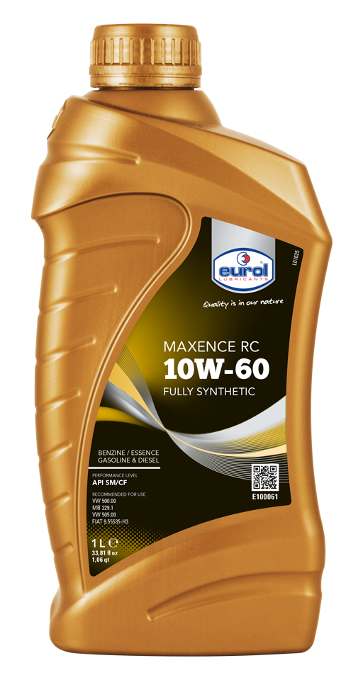 Moottoriöljy EUROL 10W60 MAXENCE RC 1L