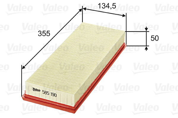 Ilmansuodatin VALEO 585190