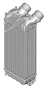 Välijäähdytin, CITROËN,DS,PEUGEOT, 0384N9, 50 00 336 305, 50 00 794 185