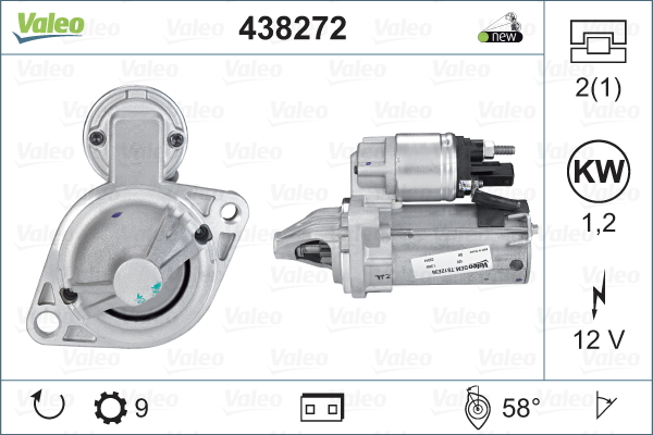 Startteri VALEO 438272