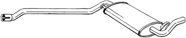 Keskipönttö BOSAL 283-015