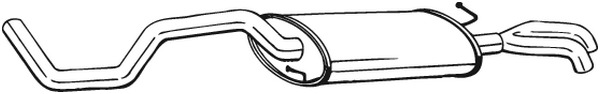 Takaäänenvaimentaja BOSAL 282-643