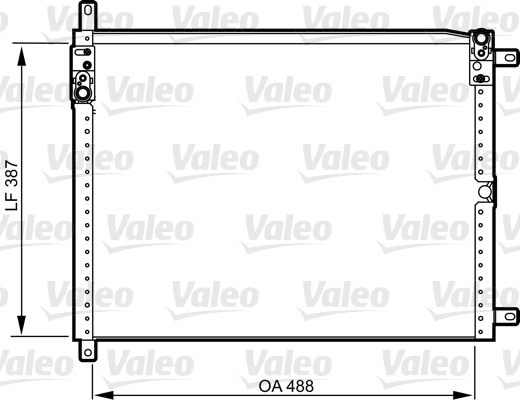 Lauhdutin, ilmastointilaite VALEO 814293