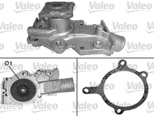Vesipumppu VALEO 506283