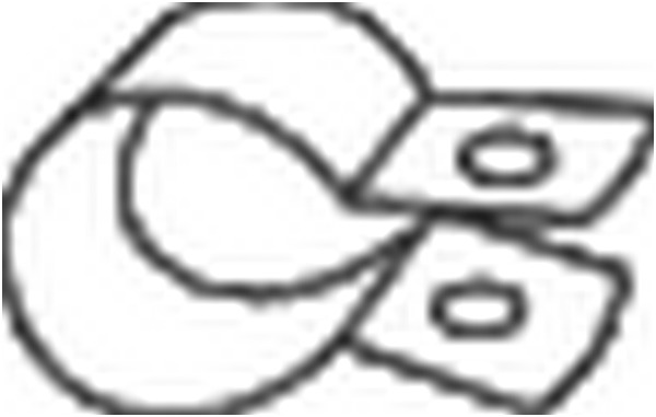 Pidike, pakoputkisto BOSAL 254-450