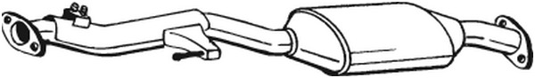Jälkiasennuskatalysaattori BOSAL 099-863