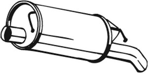 Takaäänenvaimentaja, AUDI A6 C4, A6 C5, A6 C5 Avant, 4B0253609D, 4B0253609E