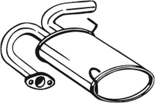 Takaäänenvaimentaja BOSAL 145-191