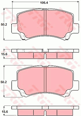 Jarrupalasarja, levyjarru TRW GDB3221
