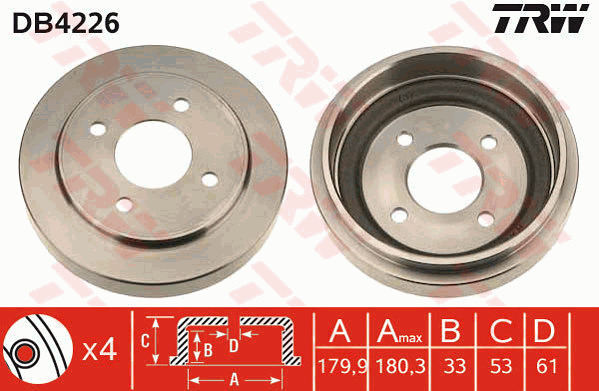 Jarrurumpu TRW DB4226