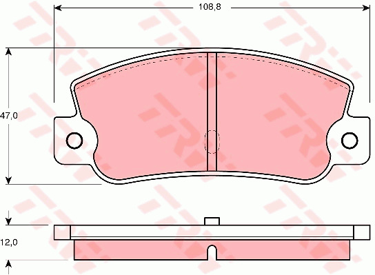 Jarrupalasarja, levyjarru TRW GDB360
