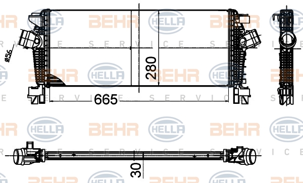 Välijäähdytin HELLA 8ML 376 988-354