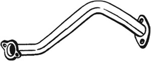 Pakoputki, Edessä, OPEL AGILA, SUZUKI SPLASH, VAUXHALL AGILA Mk II, 1419073KA0, 4709330, 4711619, 93194218, 95507978