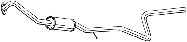 Keskipönttö BOSAL 289-473