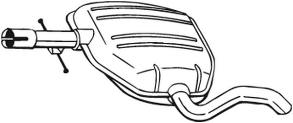 Keskipönttö BOSAL 233-245