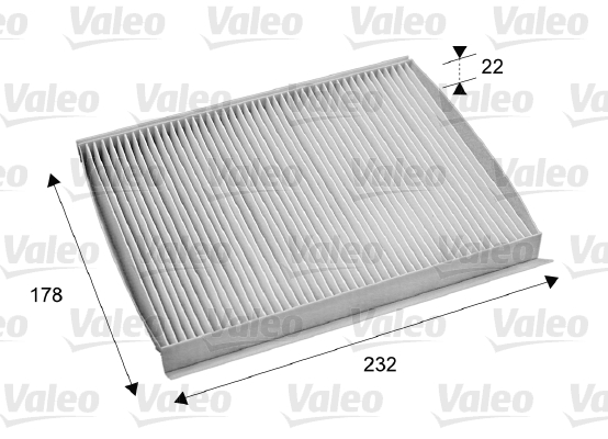 Raitisilmasuodatin VALEO 715686