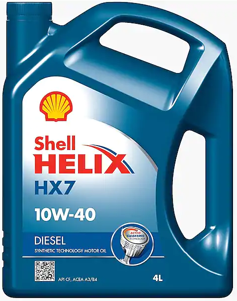Moottoriöljy SHELL HELIX HX7 10W40 4L
