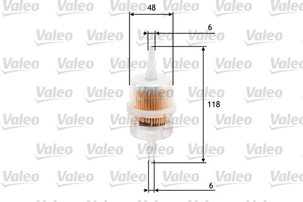 Polttoainesuodatin VALEO 587011