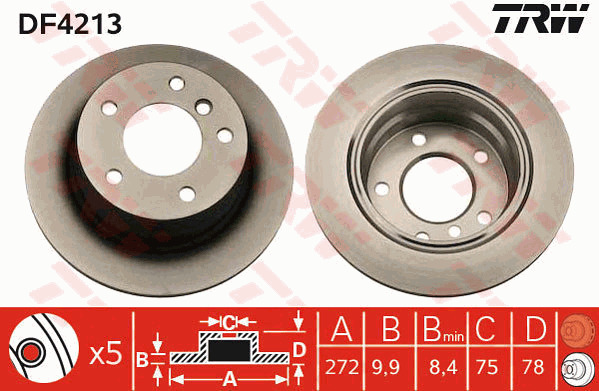 Jarrulevy TRW DF4213