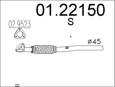 Pakoputki MTS 01.22150