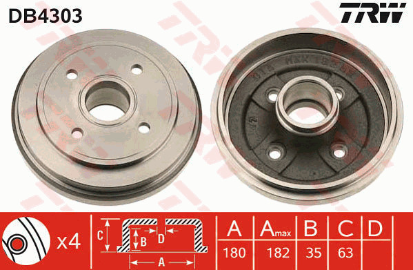 Jarrurumpu TRW DB4303