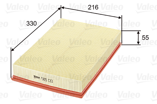 Ilmansuodatin VALEO 585133