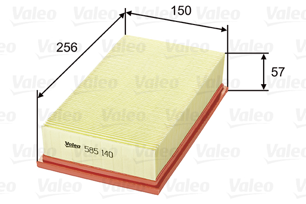 Ilmansuodatin VALEO 585140