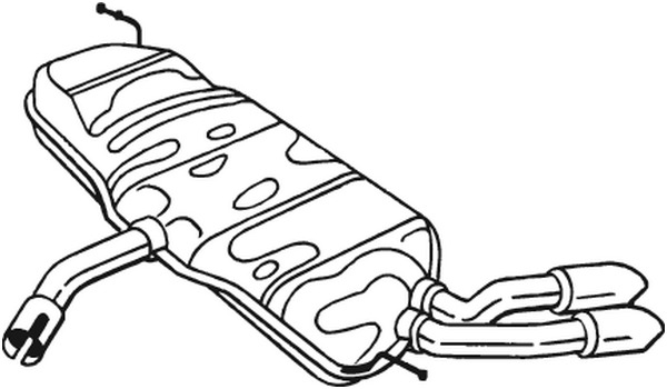 Takaäänenvaimentaja BOSAL 233-493