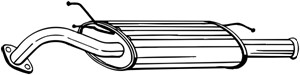 Takaäänenvaimentaja, Takana, HYUNDAI LANTRA II, LANTRA Kombi II, 2870029050, 2870029051, 2870029052, 2870029080, 2870029850, 2870029880