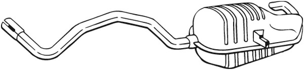 Takaäänenvaimentaja BOSAL 280-819
