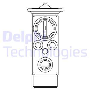 Paisuntaventtiili, ilmastointilaite DELPHI CB1020V