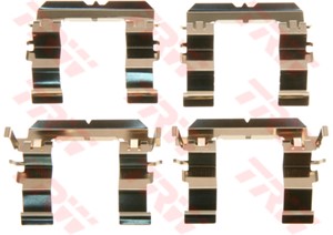 Tarvikesarja, jarrupala, Etuakseli, SUBARU LEGACY IV, LEGACY Kombi IV, OUTBACK, TRIBECA, 551099100