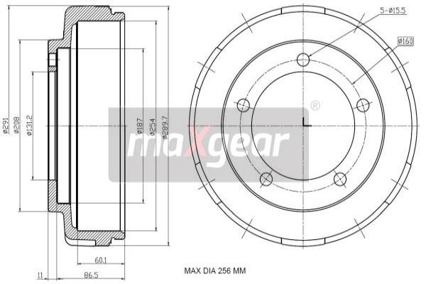 Jarrurumpu MAXGEAR 19-2305
