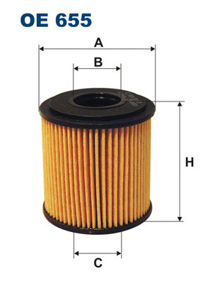 Öljynsuodatin FILTRON OE 655