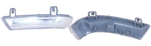 Vilkkuvalo, Ulkopeili, Asennus sivulle, Vasen, VW EOS, GOLF V, GOLF PLUS, GOLF Variant V, JETTA III, PASSAT, PASSAT Variant, SHARAN, 1K0