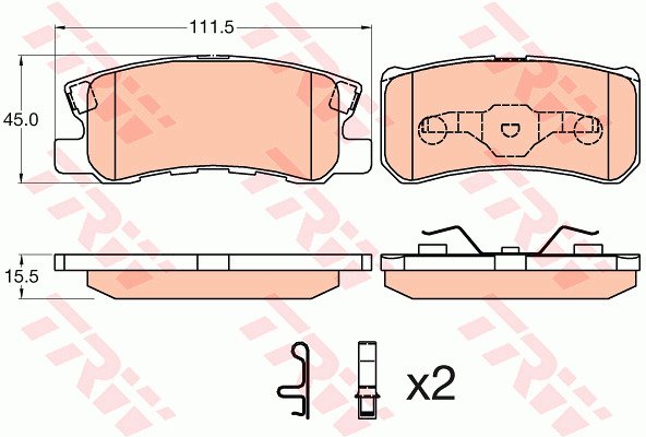 Jarrupalasarja, levyjarru TRW GDB3595