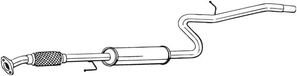Keskipönttö BOSAL 287-419