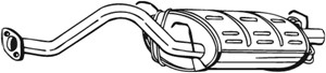 Takaäänenvaimentaja, HONDA CIVIC Fastback VI, CIVIC Hatchback VI, 18030ST3E40, 18307ST3E40, 18307ST3E60