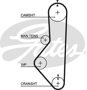 Hammashihna, MAZDA 626 II, 626 Coupé II, 626 Hatchback II, B-SERIE, B-SERIE Flak/chassi, F805-12-205, F806-12-205, F808-12-205, F809-12-